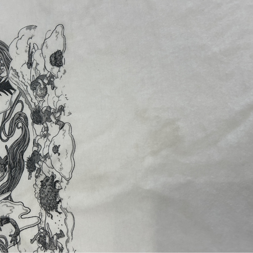 Men’s Doodle Snowboard T-shirt white collectible Burton stains see photos - Picture 3 of 4